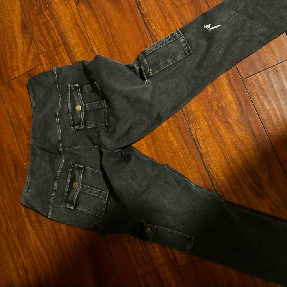 Dark Gray Cargo Pants